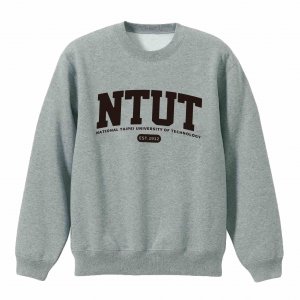 NTUT經典款美式大學T_灰